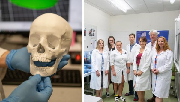 V rámci projektu ProfiBone výskumníci vyvíjajú prelomový materiál, ktorý sa dá použiť na 3D tlač náhrad kostí. Zdroj: CEITEC