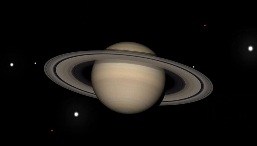 Saturnové prstence sú najrozsiahlejším systémom prstencov v Slnečnej sústave. Zdroj: Marek Husárik