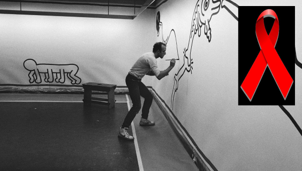 Aj Keith Haring sa infikoval vírusom HIV. Komplikáciám spojeným s AIDS podľahol 16. februára 1990 vo veku 31 rokov. Od roku 1991 je červená stužka symbolom HIV a AIDS.