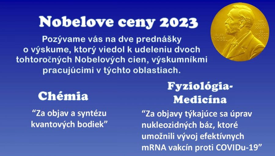 Plagát prednáška: Nobelove ceny 2023: Fyziológia alebo medicína