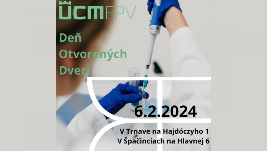 DOD 2024: Fakulta prírodných vied UCM v Trnave
