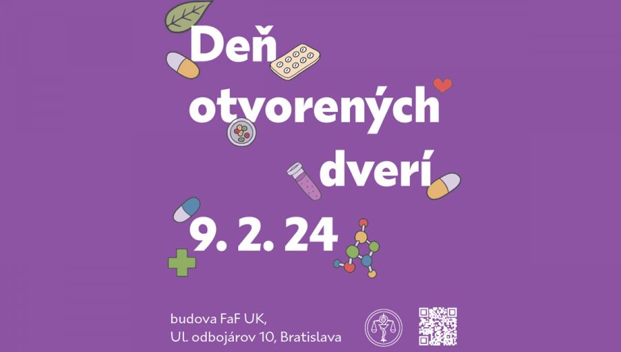 Plagát podujatia: DOD 2024: Farmaceutická fakulta UK v Bratislave