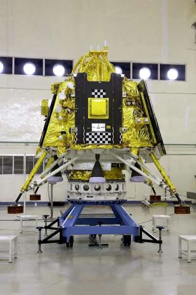Sonda Čandraján-3. Zdroj: ISRO