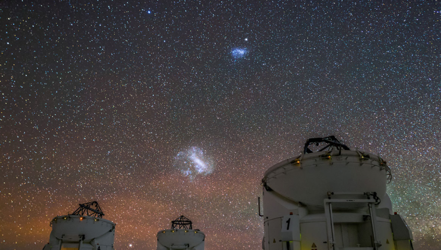 Magellanove mraky. Zdroj: ESO/A. Santerne