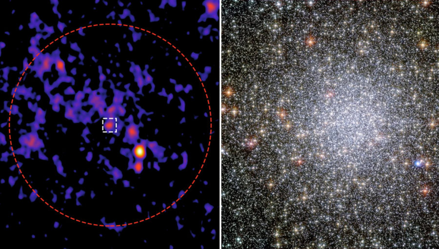 Hviezdokopa 47 Tucanae. Zdroj: Paduano a kol., ATCA/PA