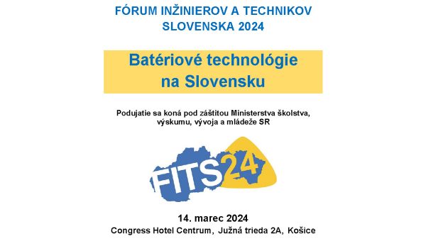 Konferencia FITS 2024: Batériové technológie na Slovensku