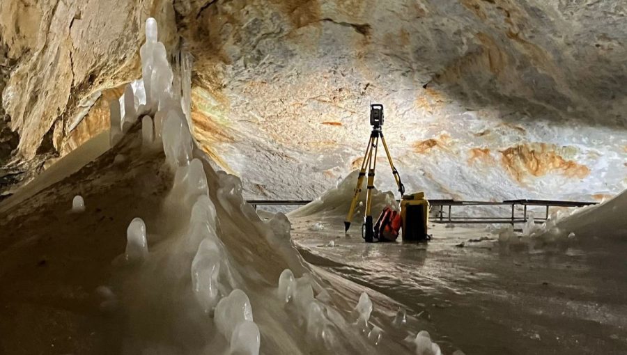 Kondícia ľadu v jaskyni je zatiaľ podľa vedcov stabilná. Zdroj: Katarína Pukanská