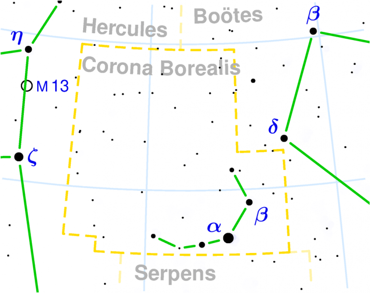 Severná koruna (Corona Borealis) je malé severné súhvezdie, ktorého najjasnejšie hviezdy tvoria kruhový oblúk.