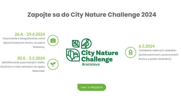 Plagát: City Nature Challenge 2024: Bratislava