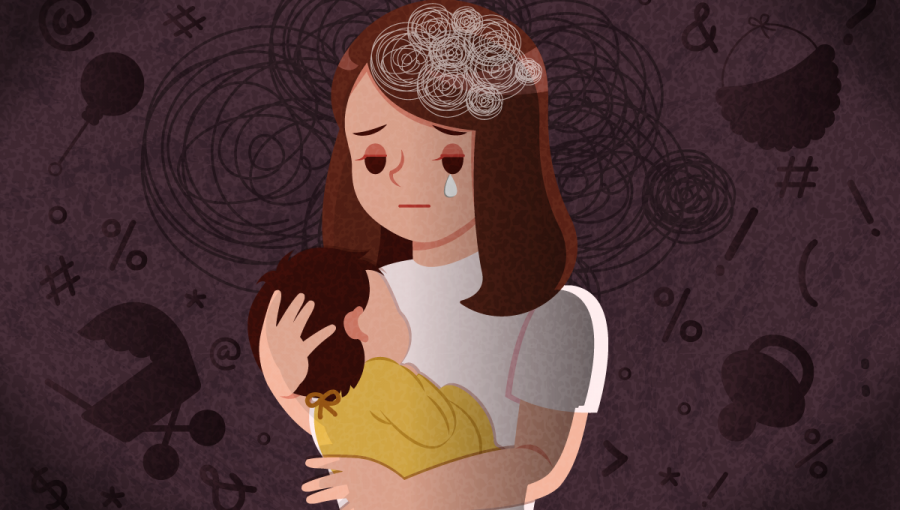 Žena trpí popôrodnou depresiou. Zdroj: iStockphoto.com