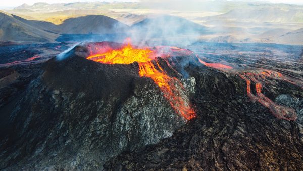 Aktívna sopka na Islande. Zdroj: iStockphoto.com