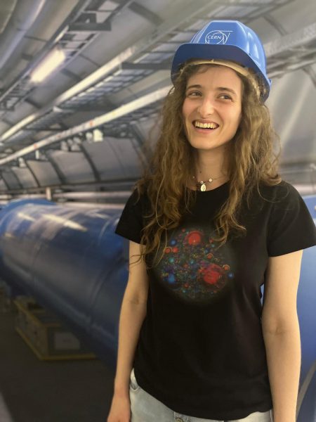 Barbora Eckerová sa vo svojej práci venuje top kvarku. Zdroj: archív Barbory Eckerovej