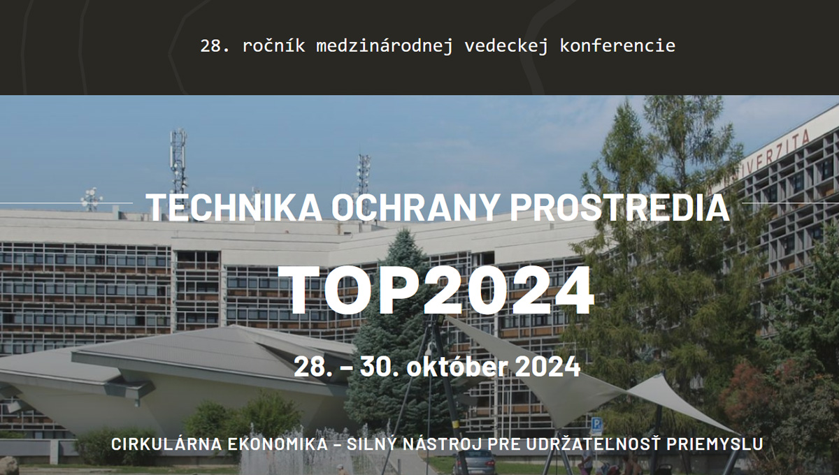 TOP 2024 – Technika ochrany prostredia - VEDA NA DOSAH