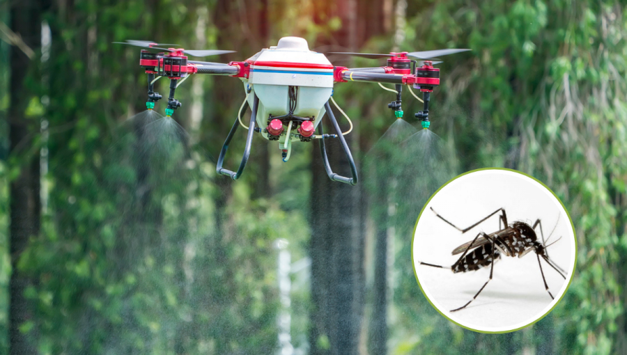 Drony sú v boji s komármi efektívne. Na postrek ich využíva aj Bratislava.