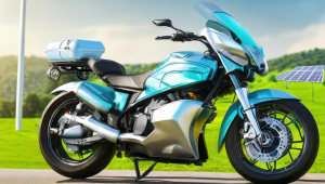 Takto by mohla vyzerať vyvíjaná motorka s vodíkovým pohonom.