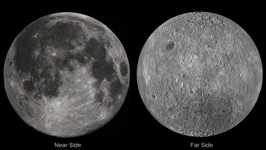 Porovnanie oboch strán Mesiaca. Zdroj: NASA