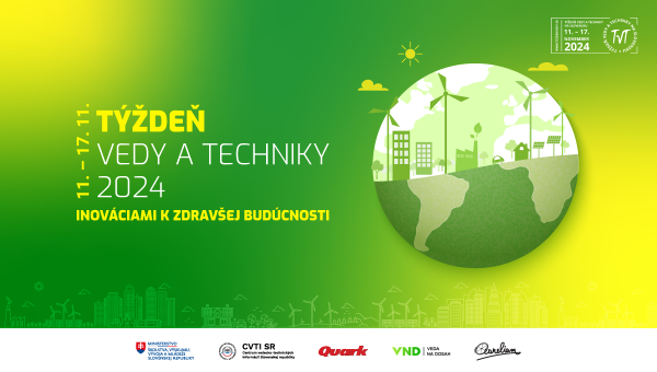 Banner k podujatiu Týždeň vedy a techniky na Slovensku 2024