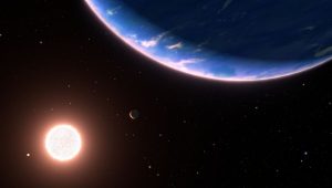 Ilustrácia exoplanéta GJ 9827d. Zdroj: NASA, ESA, Leah Hustak (STScI), Ralf Crawford (STScI)