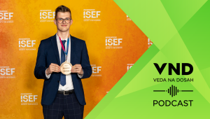 Michal Lajčiak, víťaz súťaže Regeneron ISEF 2024. Zdroj: CVTI SR, Lisa Fryklund zo Society for Science