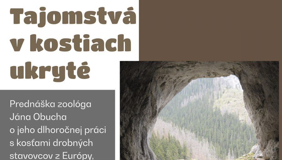 Plagát podujatia: Tajomstvá v kostiach ukryté