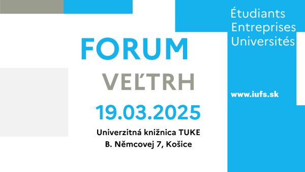 Plagát podujatia: FORUM 2025: Študenti – podniky – univerzity