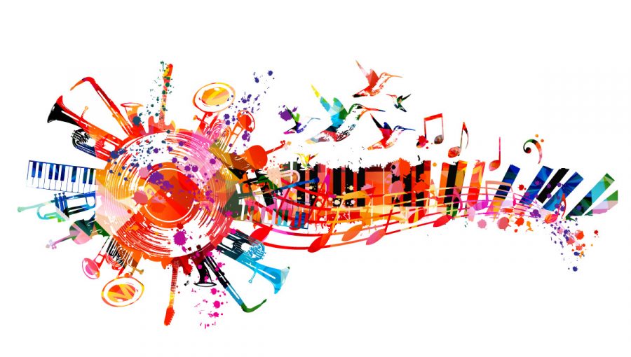 Hudba a hudobné nástroje. Zdroj: iStock.com/proksima