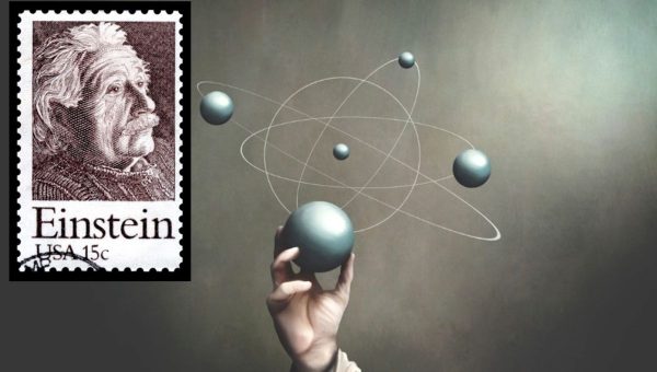 Albert Einstein na známke. Zdroj: iStock/ TonyBaggett, francescoch