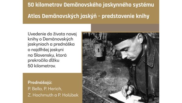 Podujatie: Atlas Demänovských jaskýň – predstavenie knihy