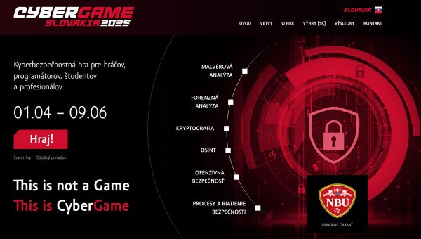 Cybergame Slovakia 2025