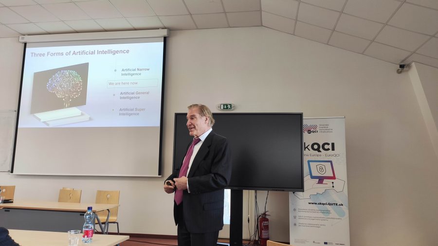 Jerome C. Glenn, spoluautor publikácie State of Future 20.0. Zdroj: CVTI SR/ Lenka Dudlák Sidorová
