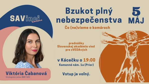 plagát k podujatiu: SAVinci: Bzukot plný nebezpečenstva