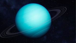 Urán je treťou najväčšou a zároveň štvrtou najhmotnejšou planétou. Zdroj: NASA