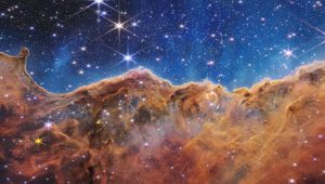 Kozmické útesy. Zdroj: James Webb Space Telescope