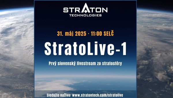 Prvý slovenský stratosférický live stream: StratoLive-1.