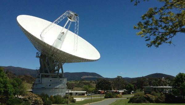 Rádioteleskop v prírode v Austrálii