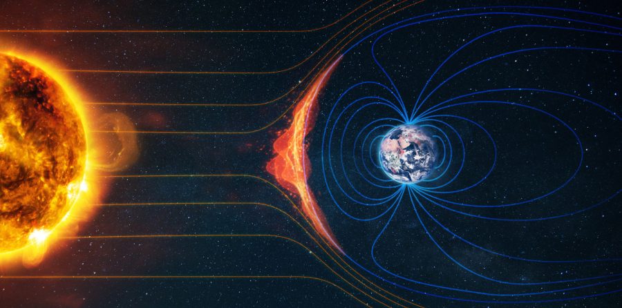 Geomagnetické pole Zeme. Zdroj: iStock/Alones Creative