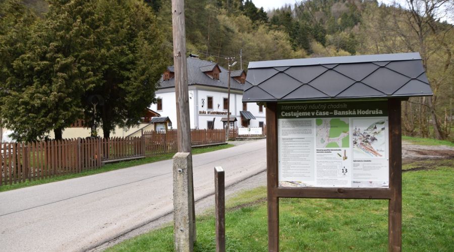 Virtuálny náučný chodník Cestujeme v čase – Banská Hodruša je jedným z mnohých banských náučných chodníkov.