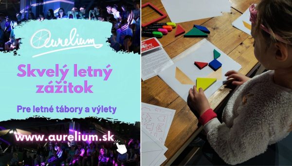 Ne deti čakajú Lektorsky vedené workshopy s názvom Stretnutie s okuliarmi a dômyselná hra Tangram.