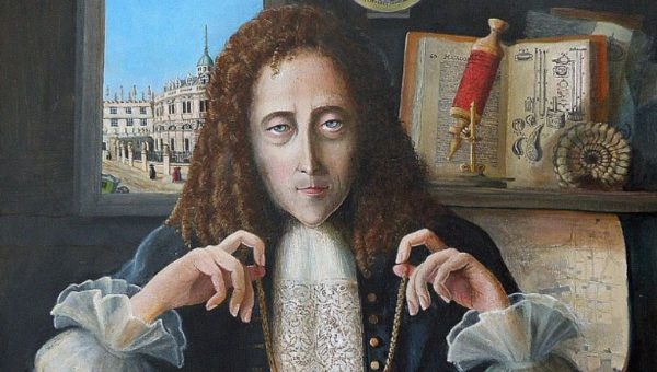 Portrét Roberta Hookea. Zdroj: Commons.wikimedia.org