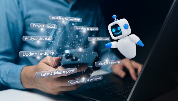 Zadávanie úloh pre AI chatbota. Zdroj: iStock.com/pingingz