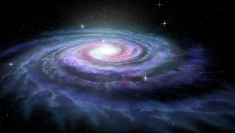 Galaxia. Zdroj: iStock/alex-mit