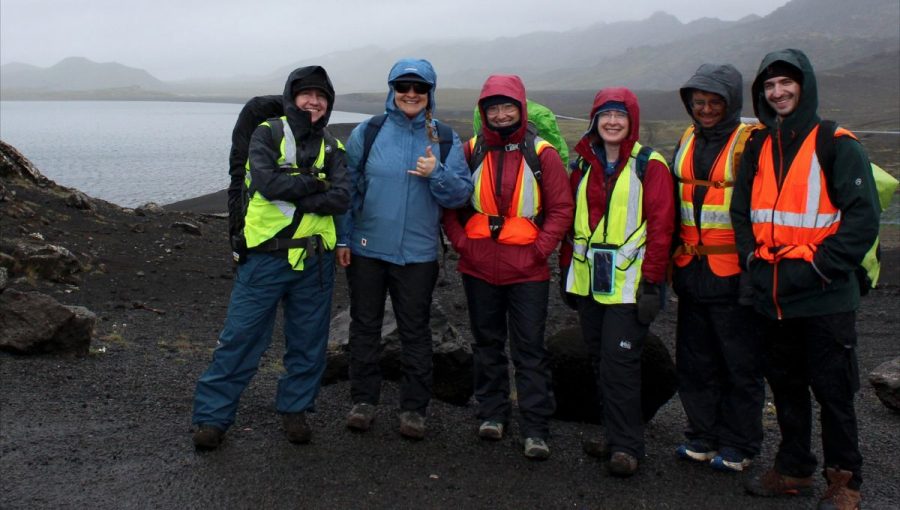 Michaela Musilová počas expedície s NASA na Islande.