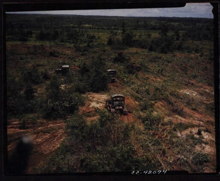 Záber z operácie Paul Bunyan. Zdroj: Wikipedia Commons