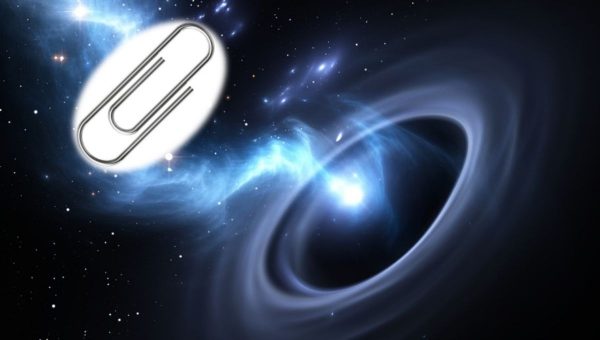 Čierna diera a spinka. Zdroj: iStock/Ilustračný obrázok - koláž. Zdroj: iStockphotos.com. Autor: DamianPalus a Pitris