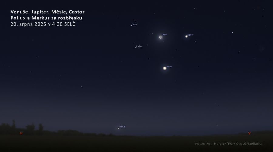 Bohatá konštelácia planét nás čaká 20. augusta 2025. 