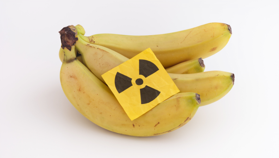 Draslík v banánoch obsahuje asi percento dennej dávky rádioaktívneho žiarenia. Zdroj: iStockphoto.com
