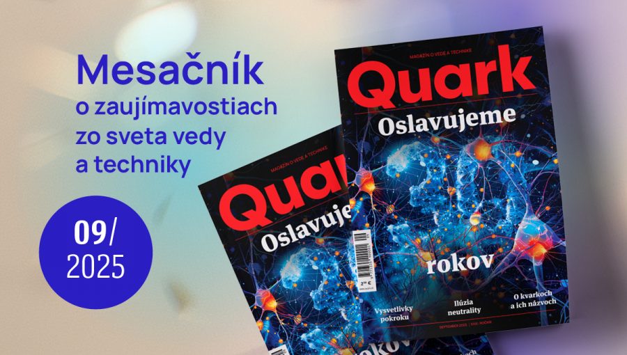 Obálka časopisu Quark 9/2025.