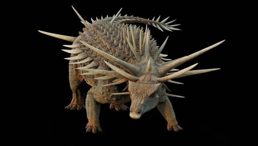 Dinosaurus s ostnatým chvostom