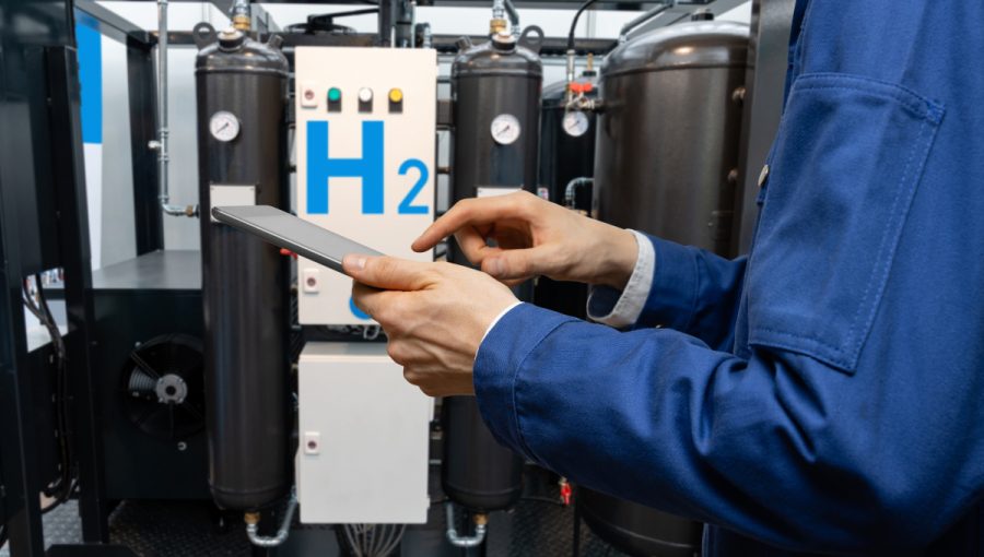 Vodík. Zdroj: iStock.com/Scharfsinn86