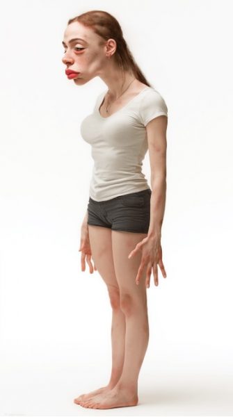 Koncept influencerky v roku 2050 – groteskná modelka Ava. Zdroj: Casino.org